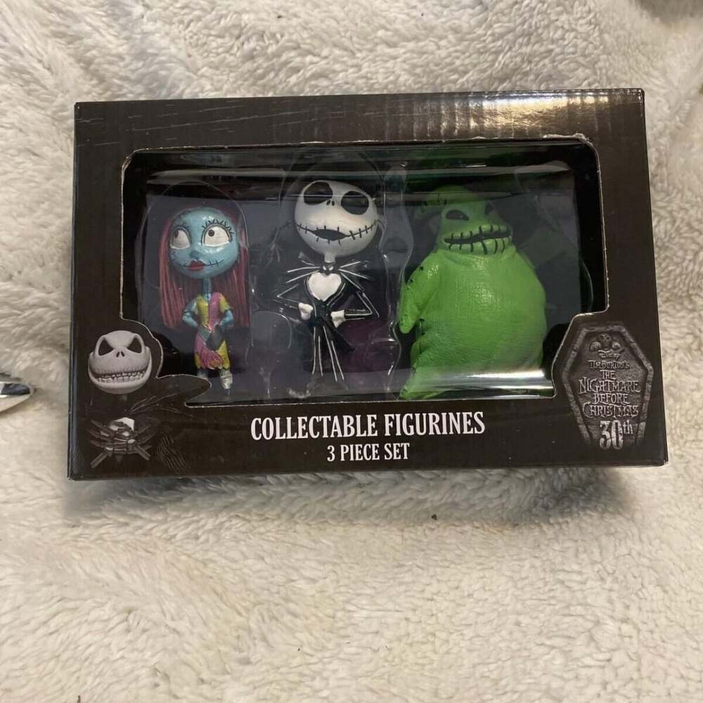 Disney The Nightmare Before Christmas 3 Piece Collectable Figurine Set